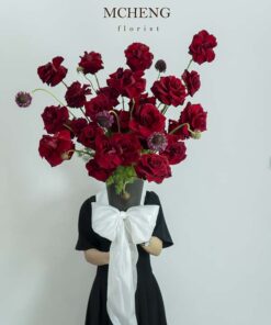Mẫu Que Kem Hồng Ecuador thiết kế cá tính tại Mcheng Florist