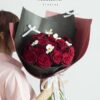 Mẫu Hoa Bó Hồng Đỏ Ecuador thiết kế sang trọng tại Mcheng Florist