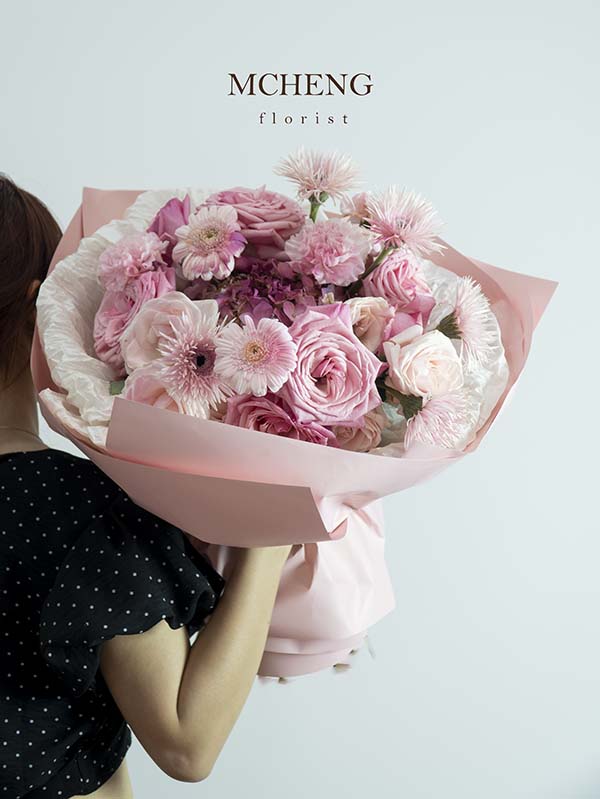Hoa Bo Hong Ohara Mix Cam Tu Cau Kunming Mcheng Florist Long Khanh Mẫu Hoa Bó Hồng Ohara Mix Cẩm Tú Cầu Kunming thiết kế điệu đà tại Mcheng Florist