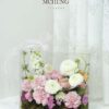 Mẫu Hộp Hoa Mica Mix Hồng Pastel thiết kế mộng mơ tại Mcheng Florist