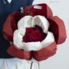 Mẫu Hoa Bó Hồng Đỏ Giấy Nhăn Nghệ Thuật thiết kế cá tính tại Mcheng Florist