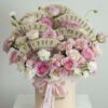 Mẫu Hộp Hoa Trụ Phối Tiền Thật thiết kế sang trọng và thực tế tại Mcheng Florist Long Khánh