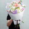 Mẫu Hoa Bó Mix Tone Pastel thiết kế ngọt ngào tại Mcheng Florist