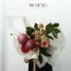 Mẫu Hoa Bó Allium Phối Đồng Tiền thiết kế nghệ thuật tại Mcheng Florist
