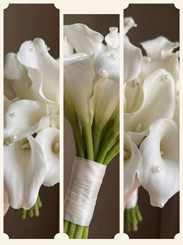 Bo Hoa Dep Calla người cầm bó Hoa Cưới Calla Lily