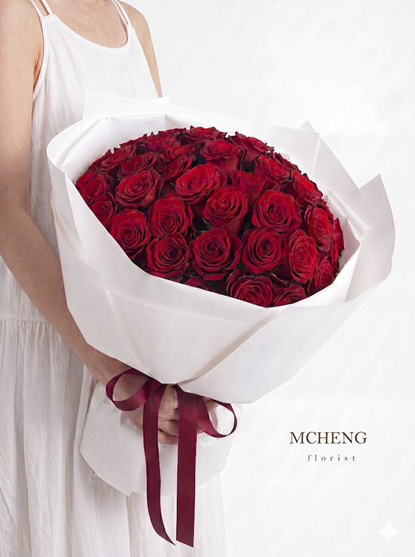 Bo Hoa Hong Ecuador Size Lon Mcheng Florist Long Khanh Mẫu Bó Hoa Hồng Ecuador Size Lớn thiết kế rực rỡ tại shop hoa tươi Mcheng Florist