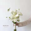 Mẫu Hoa Cưới Rum Trắng thiết kế nhẹ nhàng thanh tao tại Mcheng Florist Long Khánh