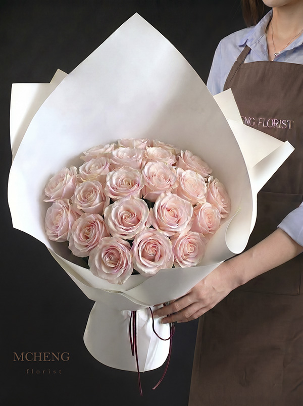 Mẫu Hoa Bó Hồng Ohara thiết kế thanh lịch tại Mcheng Florist
