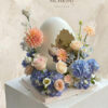 Mẫu Hoa Bánh Kem Quả Trứng thiết kế nghệ thuật độc lạ tại Mcheng Florist